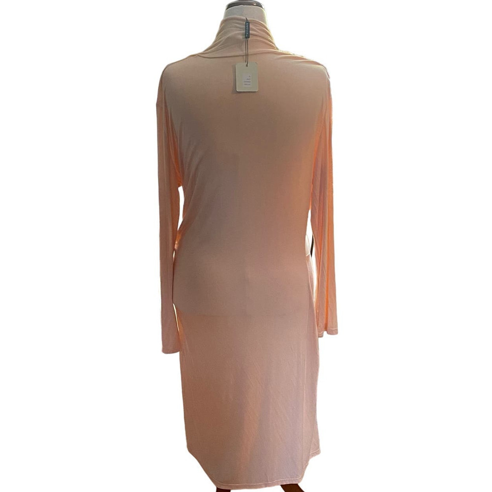 AMELIA Women’s Dress, "Arrico Ice" Size 2X, Peach Color, Midi Length - Picture 2 of 8